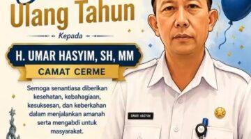 Paguyuban Camat Gresik dan Radar CNN Gresik Ucapkan Selamat Ulang Tahun Camat Cerme