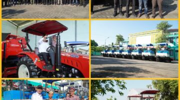 Aksi Amankan Swasembada Pangan, Bupati Lamongan Serahkan Bantuan Alsintan untuk Poktan