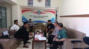 Ketua PWI LS Jatim Kunjungi Bakesbangpol, Tegaskan Komitmen Jaga Kondusivitas Masyarakat   