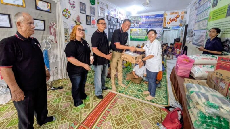 

Keterangan Foto: Jelang Rakernas & HUT ke-3, PARSIBO Hadirkan Kebahagiaan bagi Puluhan Anak Panti Asuhan Cinta Kasih Medan (10/6/2026)