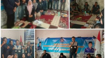 Target Elektoral High-Level, NasDem Lamongan Konsolidasi Internal Perkuat Struktur Akar Rumput