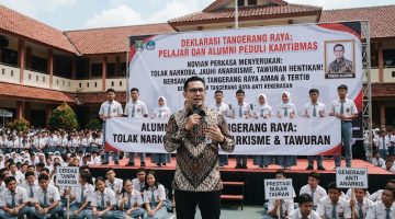 Tokoh Alumni Pelajar Tangerang Raya Serukan Tolak Narkoba dan Tawuran